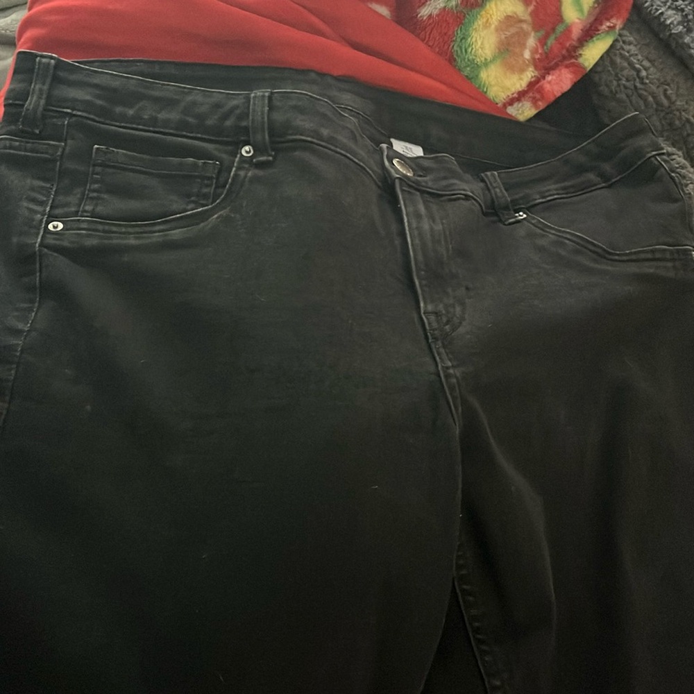 Black Bootcut jeans